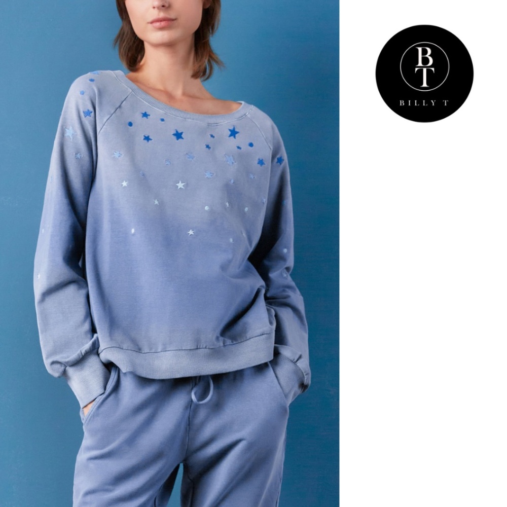 Billy T Embroidered Stardust Sweatshirt
